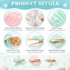12Pcs Ocean Hair Clip Set Resin Starfish And Shell Pearl Barrettes Charming