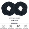 Ivaryss Super Towel Scrunchies For Drying Hair Absorbent And Soft Microfiber For Frizz Free Large Thick Ponytail Holder Wet Hair Accessories