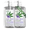 Natural Therapy Body Wash For Women And Men With Hemp And Lavender Oils Shower Gel Cleanses And Moisturizes Skin With Dead Sea Minerals