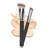 Kugge Makeup Brushes 2Pcs Foundation And Under Eye Concealer Brush Set