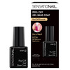 Sensationail Peel Off Formula Gel Nail Polish Base Coat Refill Clear 0.25 Fl Oz