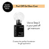 Sensationail Peel Off Formula Gel Nail Polish Base Coat Refill Clear 0.25 Fl Oz