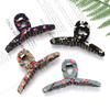 Oneye Hair Claw Clips Nonslip Wrapped Cloth 4.3 Inch Large Hair Clips For Women Girls Floral Banana Hair Clip Strong Hold For Thin Hair