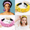 Tobatoba Knotted Paisley Hair Bandanas 10 Pack Wide Turban Headbands Vintage Boho No Slip Fashion Headbands For Women