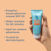 Blue Lizard Sport Mineral Spf 50 Lotion Ideal For Athletes 100 Percent Mineral Sunscreen Actives Fragrance Free Paraben Free Vegan 3.0 Fl Oz
