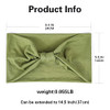 Gili 6 Pack Wide Headbands For Women Non Slip Soft Elastic Hair Bands Yoga Running Sports Workout Gym Head Wraps Knotted Cotton Cloth