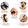 Celecily 5 In 1 Self Tanner Mitt Applicator Kit Professional Self Tanning Mitt Back Applicator Mini Mitt Brush And Exfoliator No Streaks No