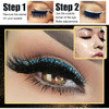 Icrpstu 4 Pair Reusable Eyeliner And Eyelash Stickers 7 Color Waterproof Eye Shadow Template Eyeliner Stencil Pads For The Perfect Winged