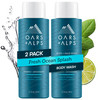 Oars Plus Alps Mens Body And Face Wash Moisturizing Body Wash 2Pk 13.5 Fl Oz