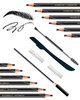 Sumeitang 12 Piece Black Waterproof Eyebrow Pencils For Women W Microblading Eyebrow Pencil And Brow Trimming Supplies Kit Permanent Eye