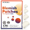 Auslka Blemishes Patches 175 Patches Hydrocolloid Spot Dots Blemishes Patch Pimple Stickers For Face Absorbing Cover Patch