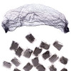 Askuang 20Pcs Of Black Hair Net Invisible Elastic Edge Mesh Stretchable Hair Nets For Women Sleeping Ballet Bun Food Service Individual