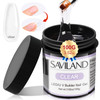 Saviland Builder Nail Gel Clear 3.5 Oz For Nail Extensions And Manicure Art