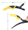 Hh And Ll No Crease Sectioning Hair Clips 30 Pack 15 Colors Non Slip Alligator Clips For Thick And Fine Hair No Damage Lightweight Styling