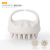 Sndyi Soft Silicone Scalp Massager For Dandruff Removal And Hair Growth Wet Dry Scalp Exfoliator Brush For Scalp Care Beige