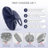 Silicone Body Scrubber Beautail Gentle Exfoliating Brush On Sensitive Skin