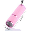 Handheld Uv Light For Gel Nails 9 Led Small Glow Nail Lamp Mini Nail Dryer