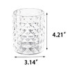 Funtygy Acrylic Makeup Brush Holder Brush Organizer Vanity Accessories