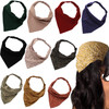 Jaciya Hair Scarfs Head Bandanas For Women Floral Triangle Head Scarf