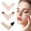 Hrnytdek 2 Pcs Foldable Eyeliner Stamp Double Ended Winged Liquid Eyeliner Stencils Waterproof Smudge Proof Makeup Tools For Women Quick