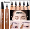 Professional Eyebrow Pencil Waterproof Easy And Easy To Shape Eyebrows Long Lasting Eyebrow Pencil Red Brown
