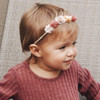 Baby Girls Flower Headband Elastic Hairbands For Newborn Toddler Pack Of 3