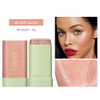 Multi Purpose Makeup Blush Stick 3 In 1 Beauty Tinted Solid Blush Stick For Cheeks Lips And Eyes Waterproof Natural Cream Blush Stick With