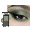 Dual Eyeshadow Palettes Olive Green Shimmer And Charcoal Gray Matte Highly Pigmented Glitter And Matte Eyeshadow Makeup Blendable Eye