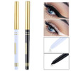 Dlzzrs White Eyeliner Pencil Creamy Retractable Eyeliner Matte Waterproof Eyeshadow Liner Pencil Quick Drying Long Lasting Vivid Rich