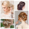 4 Pcs Sparkly Rhinestone Hair Barrettes With Bling For Women Silver Wedding Hair Jewelry For Girls