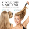 Olesilk 100 Percent Mulberry Silk Hair Ties No Damage Scrunchies For Women 3 Pack