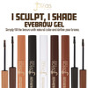 Juvia S Place Isculpt Ishade Eyebrow Gel Dark Brown Waterproof Gel For Eyebrows Brows Enhancer Makeup Brows Filler Makeup Tinted Brow