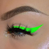 Delisoul Neon Liquid Eyeliner Pen Waterproof Smudge Proof Pigmented Eye Liner Glow Brightly Under Uv Lights Colorful Eye Makeup For Rave