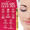 Black Eyeliner Eyelash Glue Liner Magnetic Liner Latex Free Lash Adhesive Strong Hold Glue Pen For Strip Lash Magnetic Eyelashes Smudge