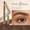 Aden Microblading Eyebrow Pen Waterproof Eyebrow Pencils For Women Long Lasting Brown Eyebrow Pencil Triple Stroke Tip Microblading Tint For
