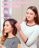 Boar Bristle Hair Brush 3Pcs Slick Back Brush Hair Styling Products