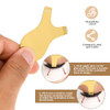 Mini Y Shape Lash Comb For Lash Lift And Tint Stainless Steel Y Eyelash Brush Reusable Small Eyelash Comb Eye Makeup Tool Eyelash Separator
