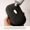 Everist Exfoliating Konjac Body Sponge With Walnut Shell And Charcoal