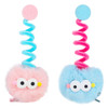 2Pcs Pom Pom Hair Clips Pink Cute Hair Pins Baby Girls Funny Blue Small Hairs Barrettes Thick Long Short Hairs Clips Non Slip Kawaii Metal