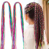 30Pcs Hair Strings For Braids Colorful Long Hair Wrap String For Girls Braids Braiding Hairstyle Accessories 32.3 Inch