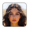 Kilshye Boho Gold Headpiece Sequin Head Chain For Women