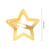 Wllhyf 10 Pieces Metal Star Snap Hair Clips Silver Cute Small Hair Barrettes Non Slip Hollow Out Stars Hairclips For Kids Girls Women