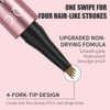W3W Waterproof Eyebrow Pen Microblading Eyebrow Pencil For Women With 4 Fork Tip Brow Pencil Easily Create 3D Natural Looking Brows Perfect