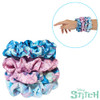 Luv Her Disney Stitch Scrunchies For Girls Of All Ages 4 Large Hair Scrunchies For Girl 4 Printed Scrunchies With Your Favorite Characters