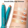 Eyeshadow Stick Eye Shadow Brightener Stick Cream Shimmer Glitter Smooth Eyeshadow Primer Pencil Waterproof Long Lasting Highlighter Stick