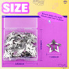 Ygdz Star Hair Clips And Barrettes Set 30 Pcs 1.22 Y2K Hair Accessories Silver Clips For Girls Women Rave Accessories No Slip Metal Snap