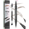 Hellokiss Precise Liquid Eyebrow Pen 2 In 1 Dual Ended 2 Fork Tip Liquid Eyebrow Pencil With Eyebrow Brush Microblading Eyebrow Pencil