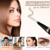 Lavone 2 In 1 Eyebrow Pen Waterproof Microblading Brow Pencil Dark Brown