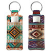 Olycraft 2Pcs Lipstick Holder Keychain Western Lip Balm Holders Elastic Diving Fabric Lipstick Keychains Portable Lipstick Holder Bags