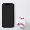 Sports Baseball Hair Claw Clips For Women Game Day Baseball Hair Jaw Barrette Acrylic 3.1Inch Big Hair Claw Clips For Thick And Thin Hair